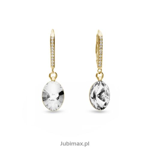 Kolczyki Oval Chic Gold SWAROVSKI KACG412214C