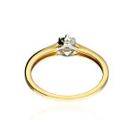Pierścionek z brylantem 0,05ct r14