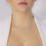 Łańcuszek złoty pr.375 kordel 50cm - 3