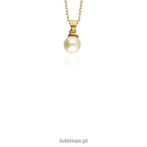 Zawieszka złota pr.585 Dallacqua z perłą