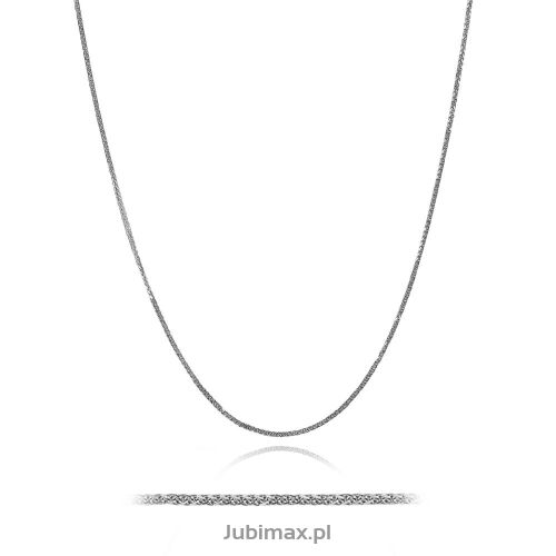 Łańcuszek złoty pr.585 spiga 45cm białe złoto
