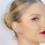 Kolczyki złote pr.375 z cyrkoniami nieskończoność - 3