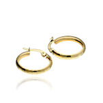 Kolczyki złote pr.375 młotkowane