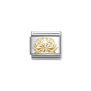 Nomination Link Gold 18K 030167-04 Rak diamentowany