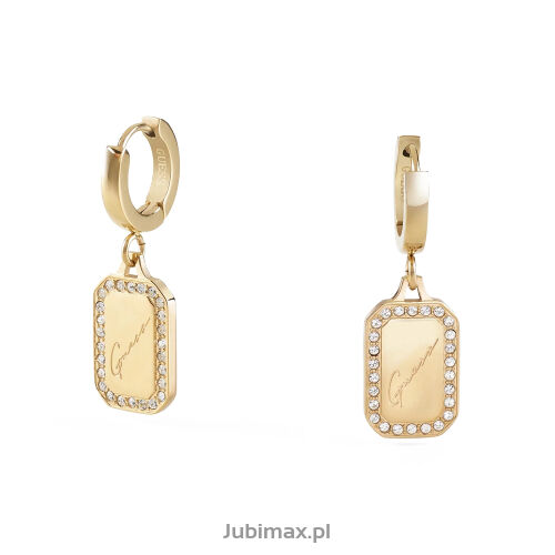 Kolczyki Guess UBE01133JWYGT-U Crystal Tag