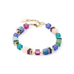 Bransoletka Coeur de Lion 3039-30-1561 GeoCUBE Precious Statement Multicolour