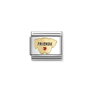 Nomination Link Gold 18K 030285-69 Przyjaciel pies