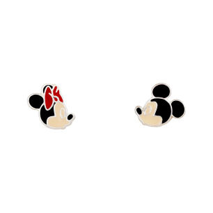 Kolczyki srebrne Disney ES00087SL.CS Myszka Minnie+Mickey