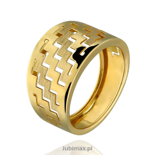 Pierścionek złoty pr.375 r19