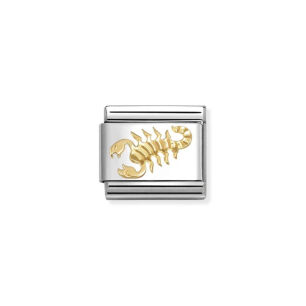 Nomination Link Gold 18K 030167-08 Skorpion diamentowany