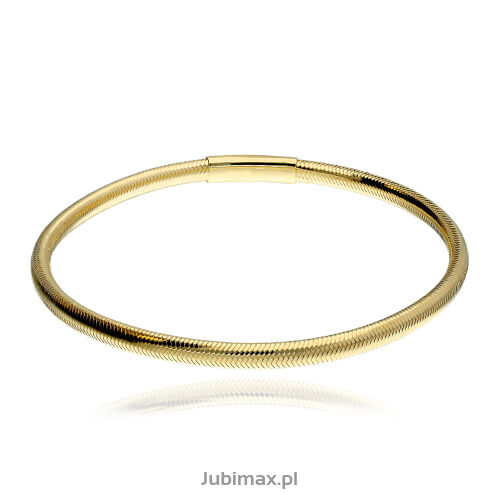 Bransoletka złota pr.585 Dallacqua taśma flex 18cm