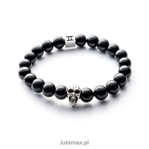 Bransoletka GEMINI C1M Classic Skull Black