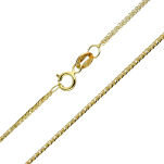 Łańcuszek złoty pr.375 spiga diamentowana 50cm