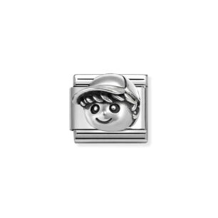 Nomination Link Silver 925 330114-12 Chłopiec