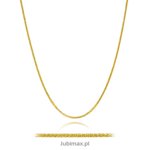 Łańcuszek złoty pr.585 spiga diamentowana 50cm