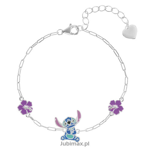 Bransoletka srebrny Disney BS00095SPL-65.CS Stitch