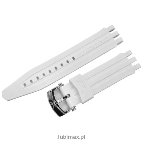 Pasek silikon Vostok Energia biały 20 mm