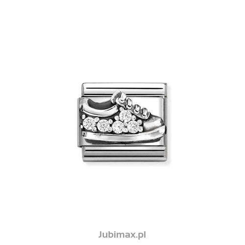 Nomination Link Silver 925 330327-17 Adidas z cyrkoniami