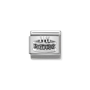 Nomination Link Silver 925 330101-20 Urodzinowy tort