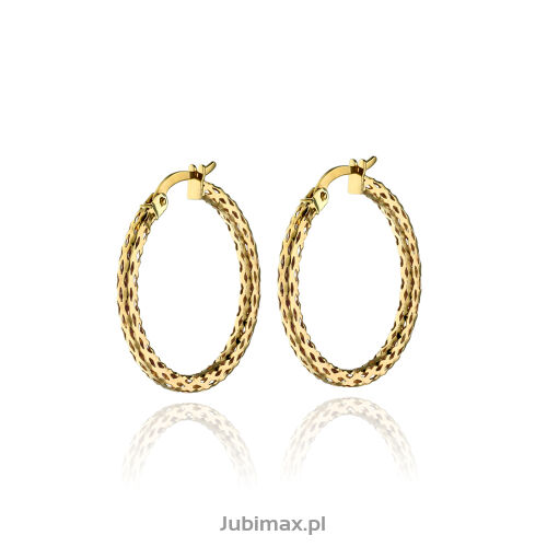 Kolczyki złote pr.375 ażurowe