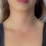 Naszyjnik złoty pr.585 z kulką 42cm - 3