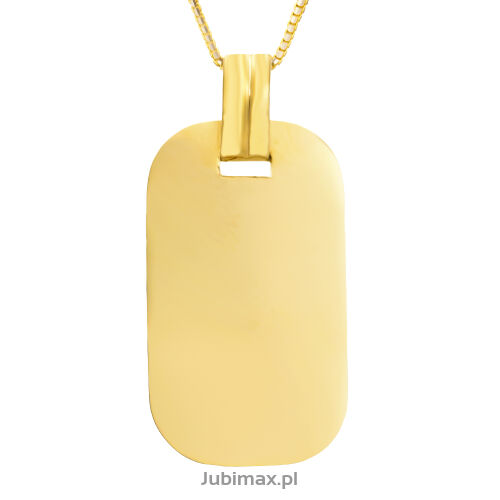 Zawieszka złota pr.585 blaszka