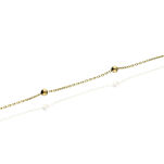 Bransoletka złota pr.375 z kulkami 19cm