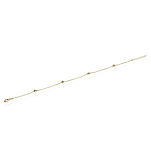 Bransoletka złota pr.375 z kulkami 19cm