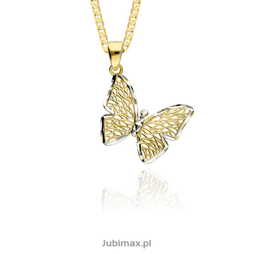Zawieszka złota pr.375 ażurowa motyl