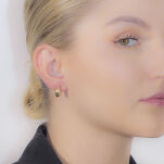 Kolczyki złote pr.375 krople - 3