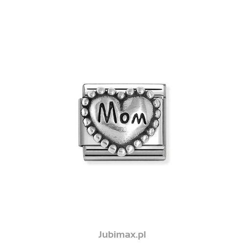 Nomination Link Silver 925 330101-79 Serce 