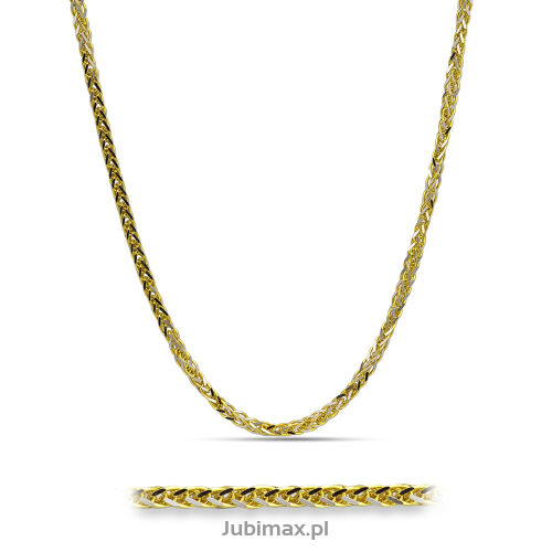 Łańcuszek złoty pr.333 spiga diamentowana 55 cm