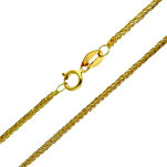 Łańcuszek złoty pr.585 spiga diamentowana 55cm
