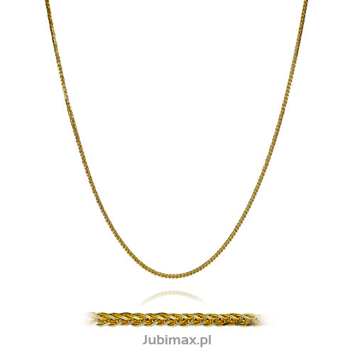 Łańcuszek złoty pr.585 spiga diamentowana 55cm