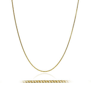 Łańcuszek złoty pr.375 spiga diamentowana 50cm