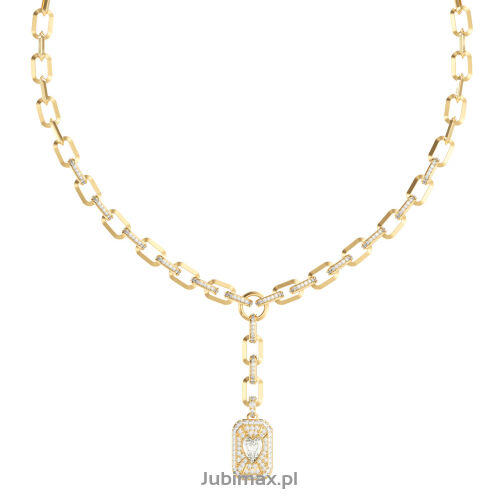 Naszyjnik Guess UBN06347JWYGTU Crystal Love
