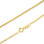 Łańcuszek złoty pr.333 spiga diamentowana 42cm