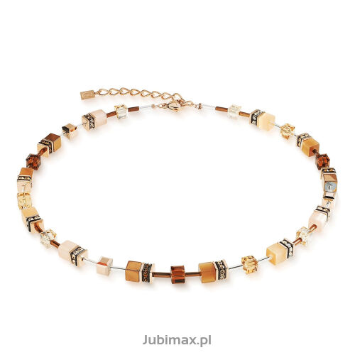 Naszyjnik Coeur de Lion 2838-10-1100 GeoCUBE Mocha Mousse
