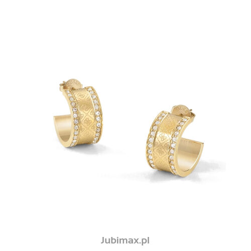Kolczyki Guess UBE01159JWYGT-U Round Harmony