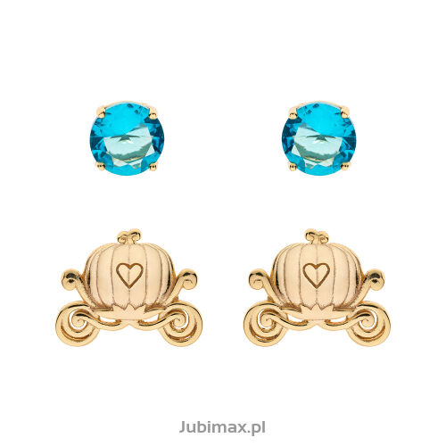 Kolczyki srebrne Disney SS00003YFBL.CS Princess