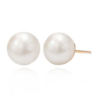 Kolczyki złote pr.585 z perłami