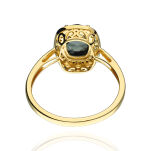 Pierścionek z london blue topazem 1,60ct r18