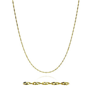 Łańcuszek złoty pr.333 singapur 42 cm